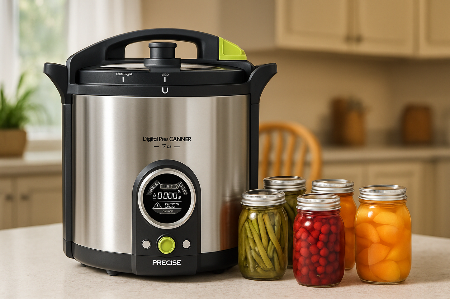 Presto 02152 – 17-Quart Digital Pressure Canner – 304 Stainless Steel
