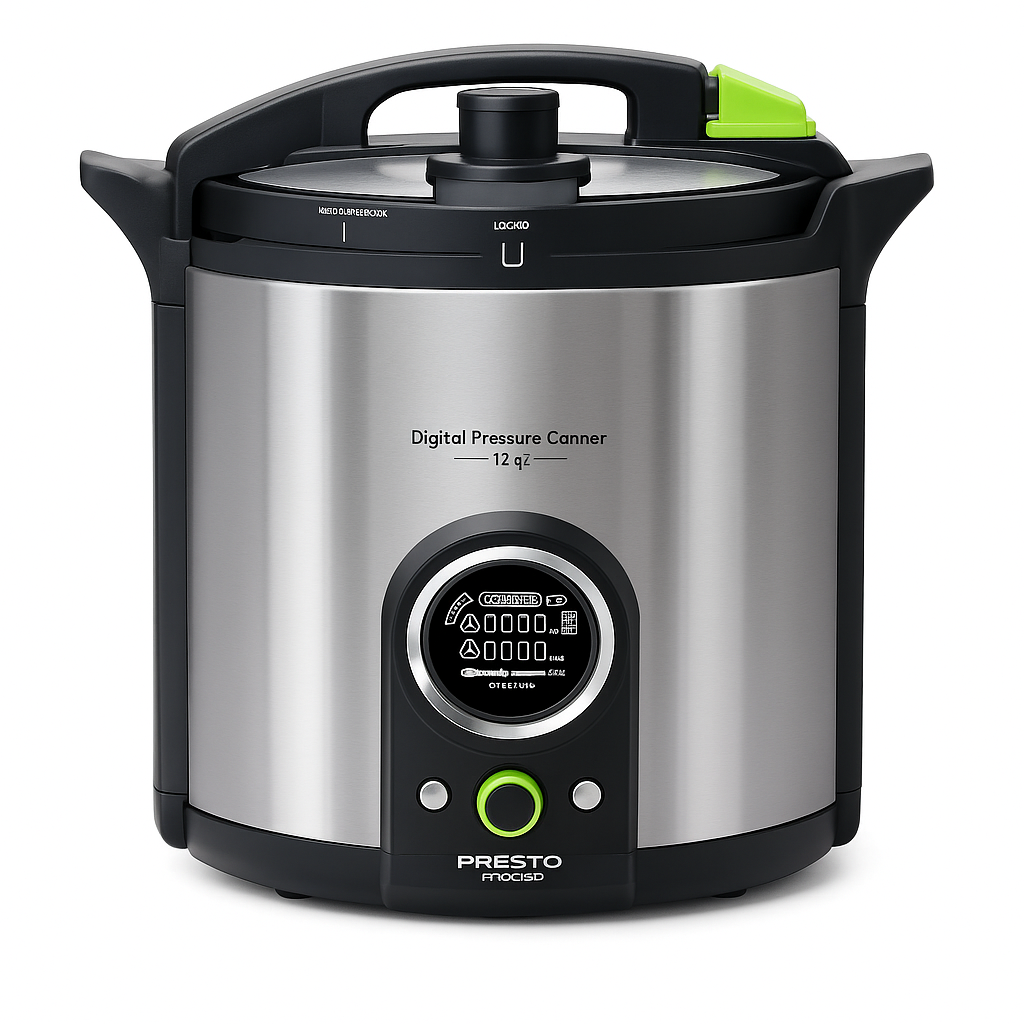 Presto 02152 – 17-Quart Digital Pressure Canner – 304 Stainless Steel
